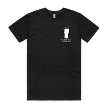 Load image into Gallery viewer, A black AS colour t-shirt with A Schooner Matata It Means No Worries pocket print
