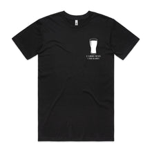 Load image into Gallery viewer, A black AS colour t-shirt with A Schooner Matata It Means No Worries pocket print