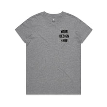 Load image into Gallery viewer, Custom Tee - Women's Maple - Pocket Print
