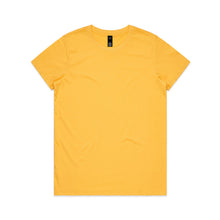 Load image into Gallery viewer, Custom Tee - Women's Maple - Pocket and Back Print