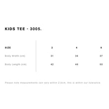 Load image into Gallery viewer, Custom Tee - Kids sizes 2 - 6 - Front Print