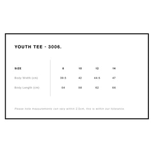 Custom Tee - Kids sizes 8 - 14 - Pocket Print and Back Print