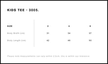 Load image into Gallery viewer, Kids Staple Tee - 3005 (2-6)
