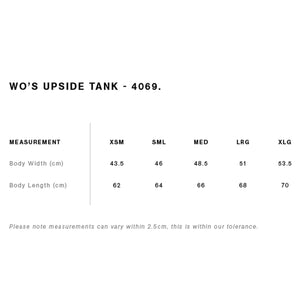 Custom Tank - Women's Upside - Front and Back Print