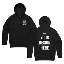 Load image into Gallery viewer, Custom Hoodie - Pocket Sized Print and Back Print
