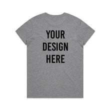 Load image into Gallery viewer, Custom Tee - Women&#39;s Maple - Back Print

