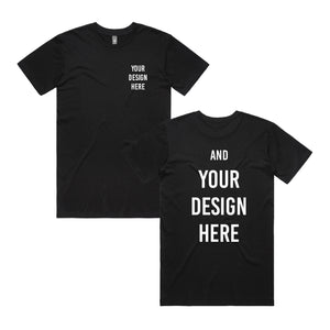 Custom Tee - Pocket and Back Print