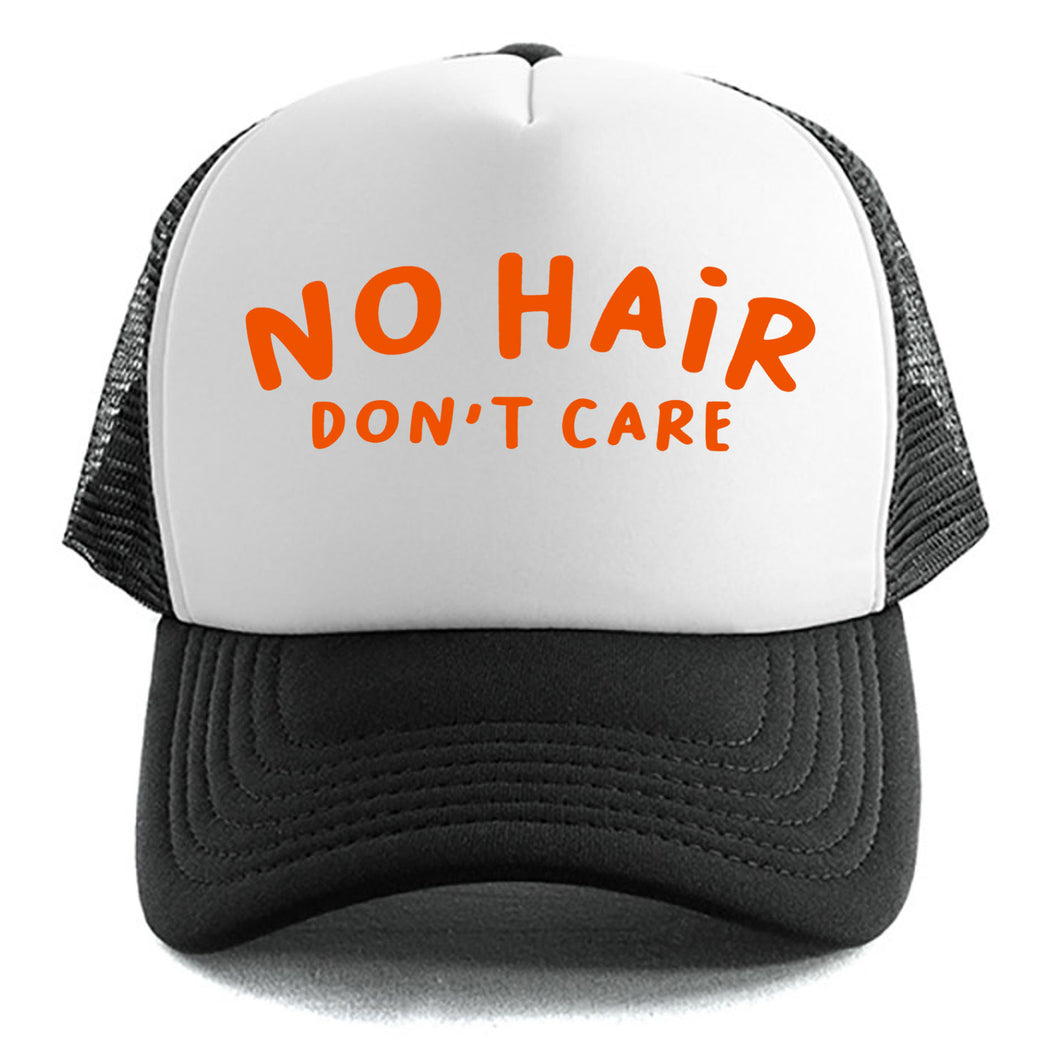 No Hair Don't Care - Trucker Cap