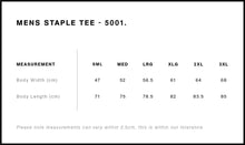 Load image into Gallery viewer, Mens Staple Tee - 5001
