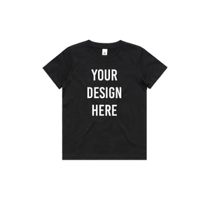 Custom Tee - Kids sizes 2 - 6 - Front Print